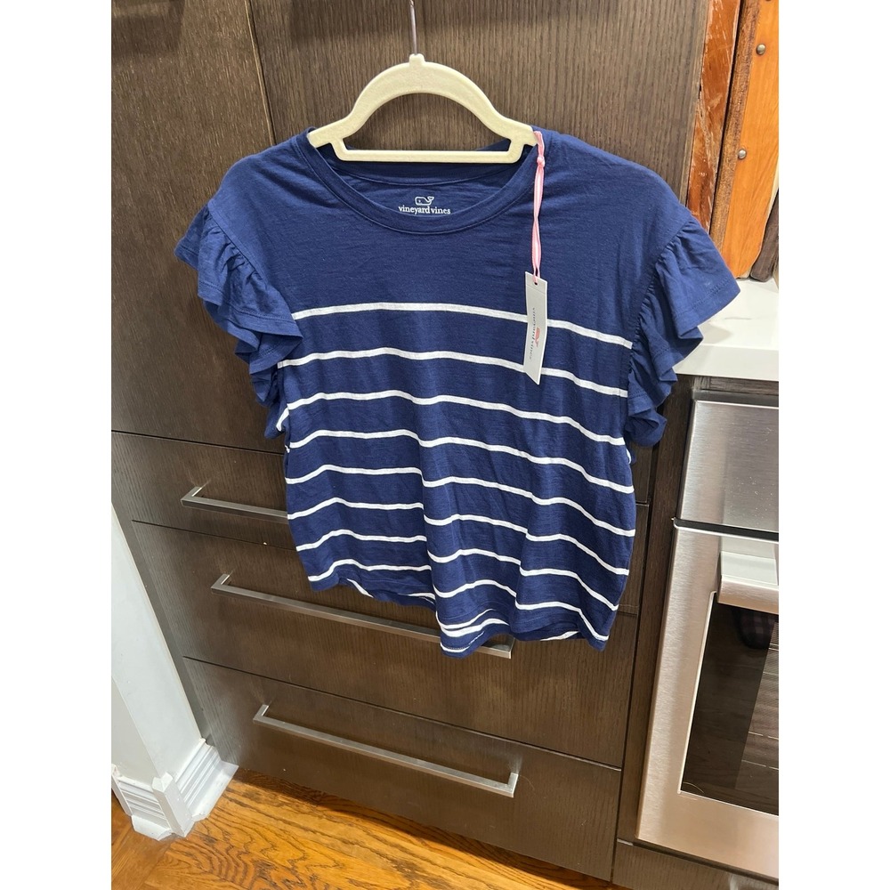 Vineyard vines flutter sleeve surf tee women's XS nwt